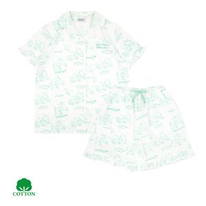 [정상가88000원]여성 서커스 파자마 세트_BU62UJ503