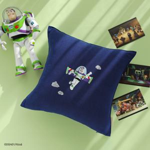 [디즈니] 자수 쿠션커버 어비스블루 버즈 40x40