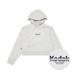 레인보우 빅로고 후드 티셔츠 우먼 OATMEAL