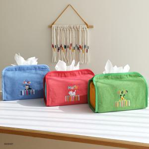 [디즈니] 자수 티슈케이스 캣츠앤독 3colors