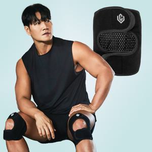 무릎 보호대 관절 연골 슬개골 슬개건 스포츠 러닝 마라톤 등산 블랙