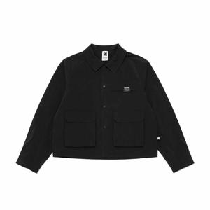 메일러 에센셜 긴팔 셔켓 우먼 BLACK