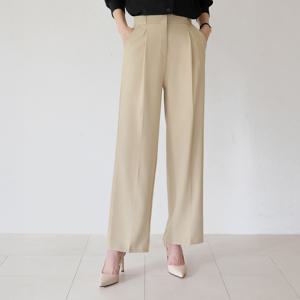 (~XXL까지)(기장선택) 포에티오 뒷밴딩 세미와이드 슬랙스 가을 데일리 일상 출근룩 베이직 빅사이즈