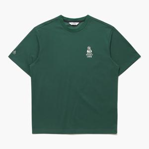 [정가 108,000원] [온라인 단독] 공용 피터보기 라운드 티셔츠 딥그린(MQ121PTS32)