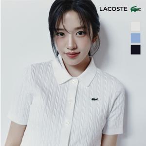 공식 여성 케이블 반팔 폴로 가디건 AF280E-56G 3종 택1