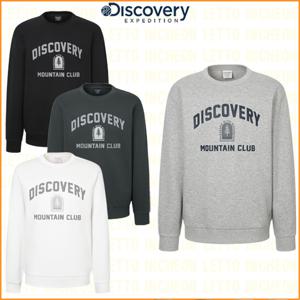 디스커버리 25SS 봄신상 공용 앞판 빅아치로고 그래픽 맨투맨 DXMT23051-ICTT