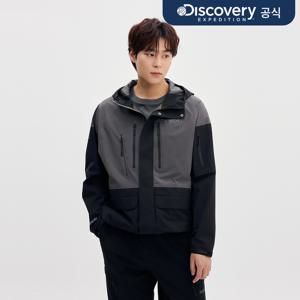 남성 고어텍스 팩라이트 2.5L 컬러블럭 방수자켓 (D/GREY)