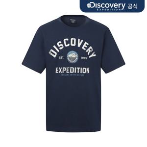 프레시벤트 앞판 아치로고 반팔티셔츠 (D/NAVY)