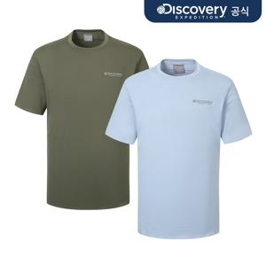 프레시벤트 남성 사선 절개 기능성 반팔티셔츠 2종 택1