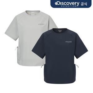 프레시벤트 우븐 여성 멀티포켓 반팔티셔츠 2종 택1