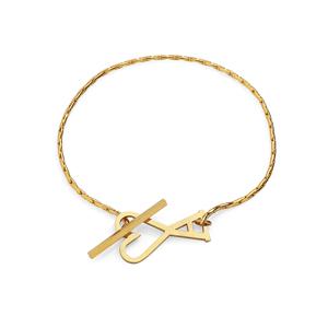 AMI UJW917 361 902  드 꾀흐 하트 로고 팔찌