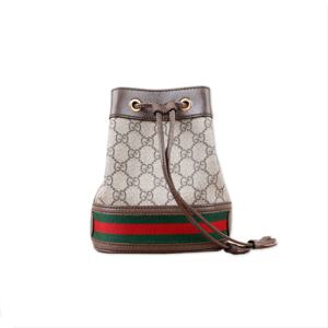 [중고명품]  오피디아 미니 여성 버킷백 브라운 550620 96I3B 8745