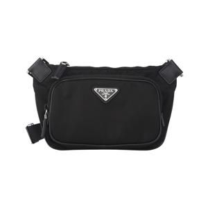 [중고명품]  2VH128 리나일론 사피아노 트리밍 바이커 크로스백 25년인보이스사본 36006