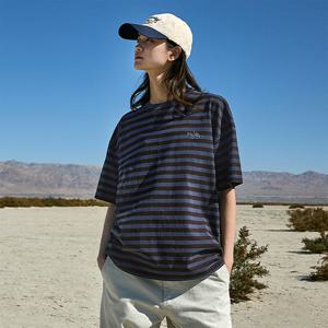 슬램로고 스트라이프 피그먼트 반팔 티셔츠 FST740 / 4color