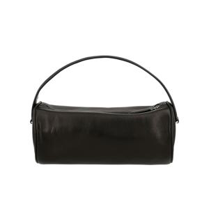 W1709-L614 BLACK ANS 90S 라운드 탑 핸들 토트백