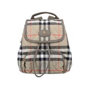 8118909 B9368 체크 퀄팅 홀스슈 백팩