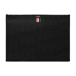 MAC020L 00198 001 페블 그레인 RWB 삼선탭 클러치백 라지