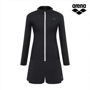 웨이비 레귤러핏 래쉬가드 세트 A6BL1PS02BLK