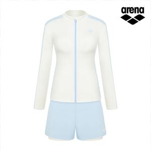 웨이비 레귤러핏 래쉬가드 세트 A6BL1PS02WHT