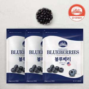 냉동 블루베리 미국산 1kg x 3개 [베리필드]