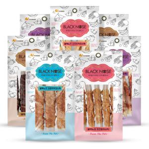 블랙노즈 오래먹는 강아지 스틱간식