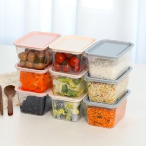 심플쿡 냉동밥 도시락통 사각 전자렌지용기600ml 24개