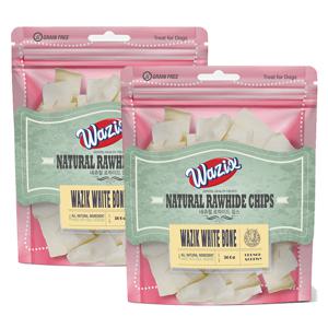 와직 로하이드 칩스 x2개 WAZIX 콜라겐듬뿍 애견껌