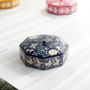 육각 팔각 미니자개함 자개보석함 돌반지보관함 나전칠기 디저트함 악세사리보관함 예물함