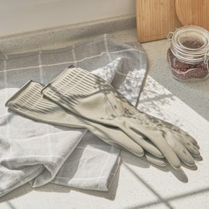 글러브센스 천연 라텍스 고무장갑 롱밴드 X 5입 식품용