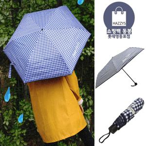 [선물포장]깅엄체크경량우산HIUM4E100N2