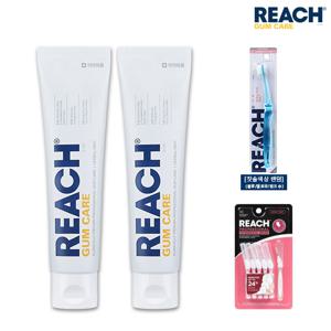 [한정기간] 리치 검케어 잇몸 전문 치약 140g x2개 +센서티브 소프트 칫솔 x1개 + 치간칫솔 10입(MICRO TIGHT) x1개