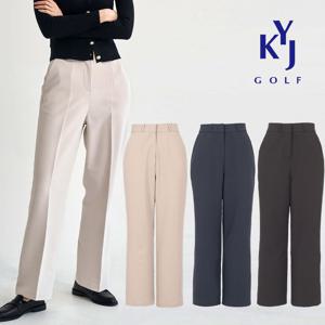 골프]봄가을 사방스판 슬랙스 세미와이드 여성 일자 골프 팬츠 DOSLSL11