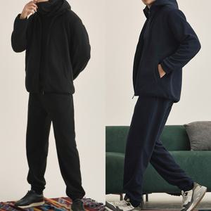 남성플리스기모트레이닝3종세트