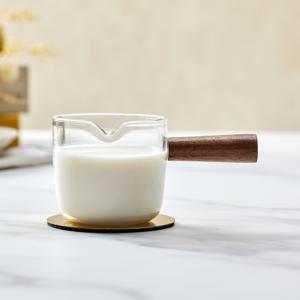 소울카페 우드핸들 내열 유리잔 200ml