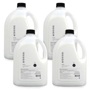 바른세탁소 섬유유연제 로즈향 2.5L 4개 / 대용량 섬유유연제
