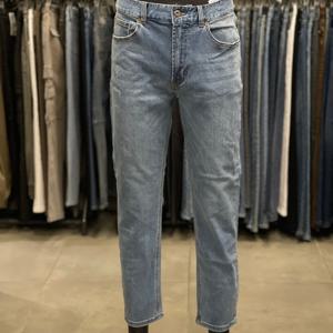 인기 남성 크롭 레귤러 테이퍼드 L톤 청바지_US