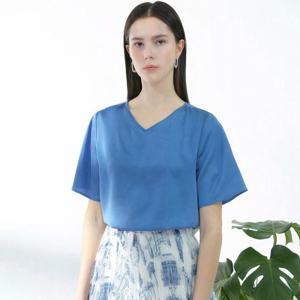 [최초가 59000원] [55~88] [1+1] 썸머 새틴 V넥 블라우스 (택 2)