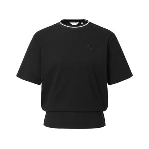 챌린저 여성 소로나 오버핏 블루종 라운드 반팔 티셔츠 블랙 CHE2WST2648BK