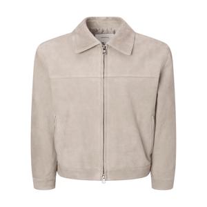 [25FW][2컬러 택1] 남성 스웨이드 트러커 가죽 점퍼 HZJU5D678