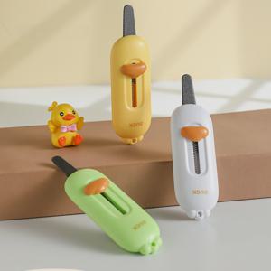 오리 언박싱칼 택배칼 박스칼 박스커터 택배커터 언박싱 안전칼 안전커터 안전칼날 미니택배칼 택배박스커터 택배안전칼 귀여운