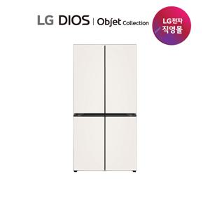 LG디오스 오브제 글라스 4도어 냉장고 1등급 H875GBB011 색상 택1