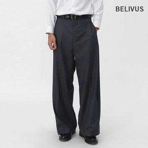 남성 와이드팬츠 쓰리턱 벌룬핏 슬랙스 BSEP006