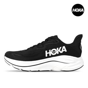 호카 클리프톤 10 블랙 화이트 남성 러닝화 운동화 와이드 1162032-BWHT