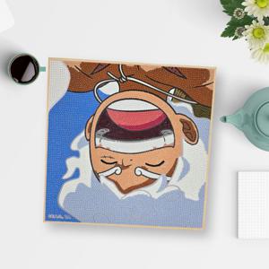 DIY캔버스형 원피스 보석십자수 25x25cm 해방의전사 루피