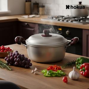 호쿠아 에샤로트 항공냄비 양수 18cm / 일본냄비 / 알루마이트