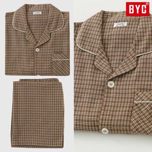 남자기모잠옷 순면 겨울파자마세트 홈웨어 선물 카라 긴팔 세트