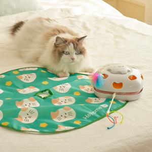 고양이 꼬리잡기 자동 장난감 움직이는 꼬리잡기 펫토이