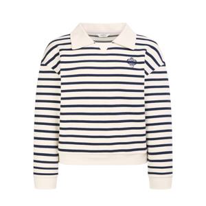 헤지스 여성 [[24FW]] WSTS4D805IV [클리어런스] 아이보리 스트라이프 긴소매 카라 티셔츠