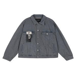[어스데님] 남성 숯 워싱 데님 자켓(B225DJ100P).