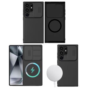 닐킨 갤럭시 s26 울트라 플러스 슬림 맥세이프 카메라보호 카본 블랙 슬림 실리콘 케이스